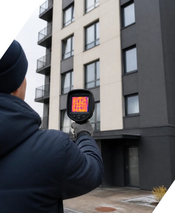 Тепловизионное обследование зданий в Евпатории от 5267 р. | ЭкспертизаРоссия