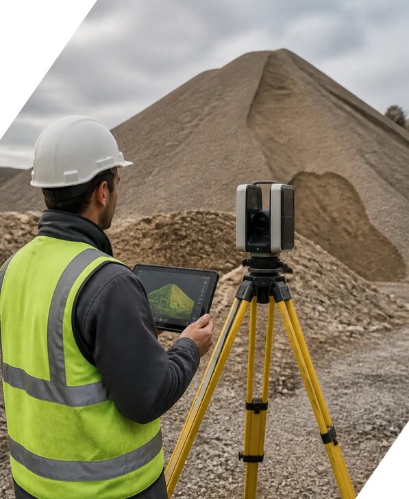 Лазерное 3D сканирование насыпей в Евпатории от 15800 р. | ЭкспертизаРоссия